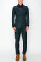 Men’s Teal Green 3 Piece Suit – Modern Two Button Suit with Matching Vest & Pants