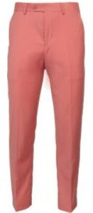 Mens Slim Fit Coral Pink Dress Pants – Stylish Formal and Casual Trousers for All Occasions