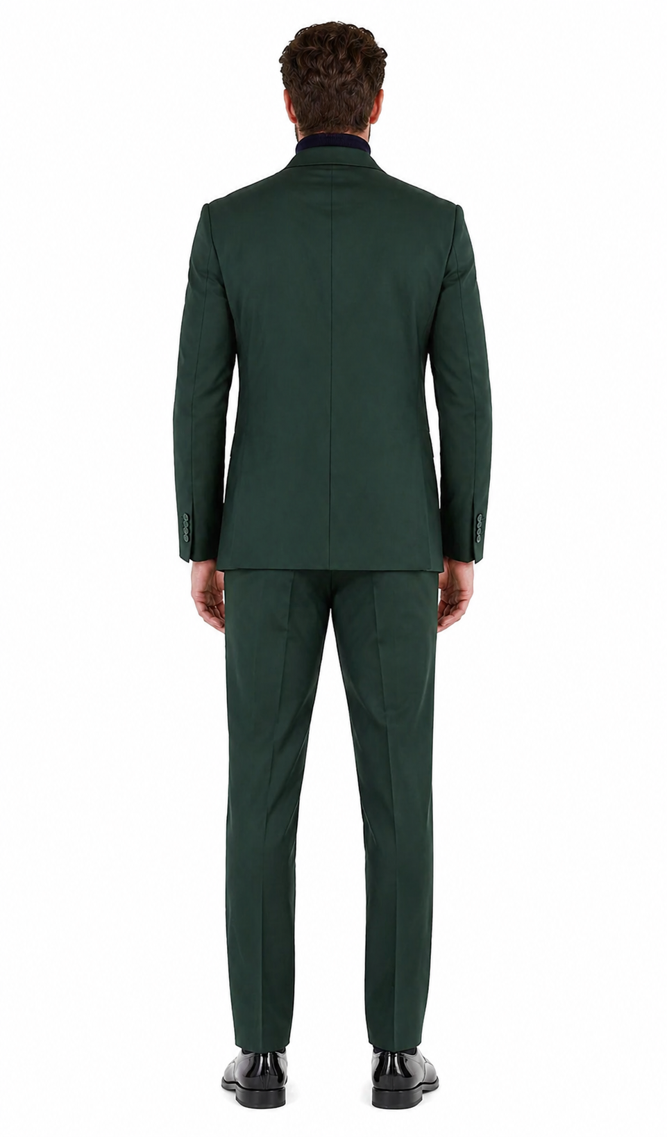 Oslo Hunter Green Slim Fit Notch Lapel 2 Piece Suit