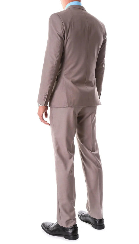 Oslo Taupe Notch Lapel 2 Piece Slim Fit Suit