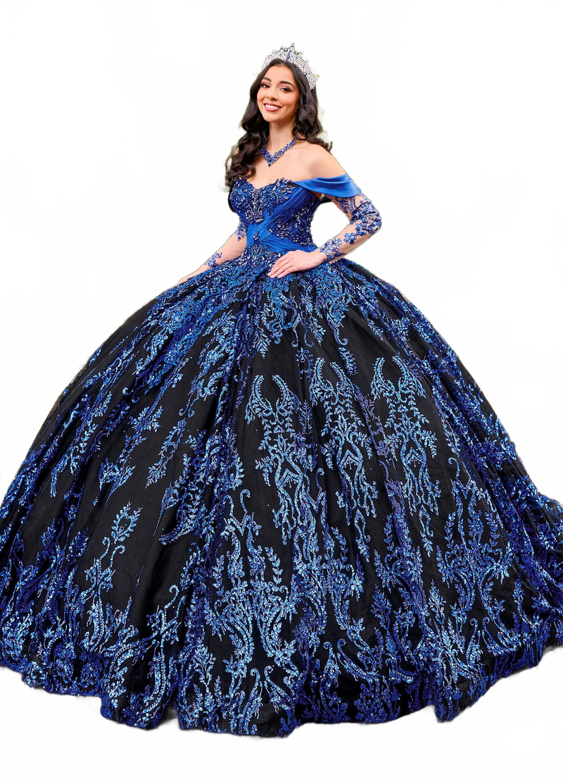 Rachel Allan RQ2194 Off Shoulder Quinceanera Dress