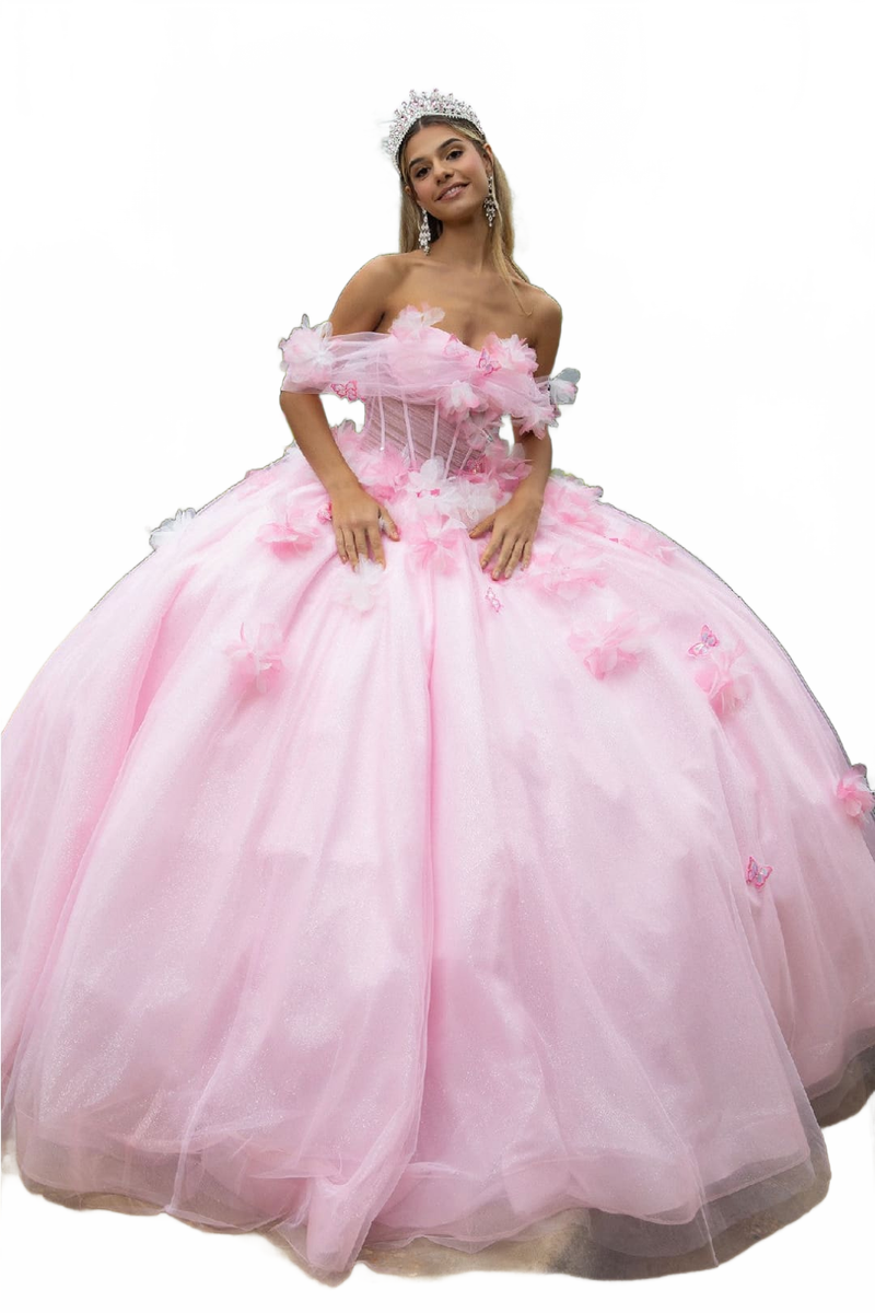 Off Shoulder Corset Ball Gown by GLS Gloria GL3608