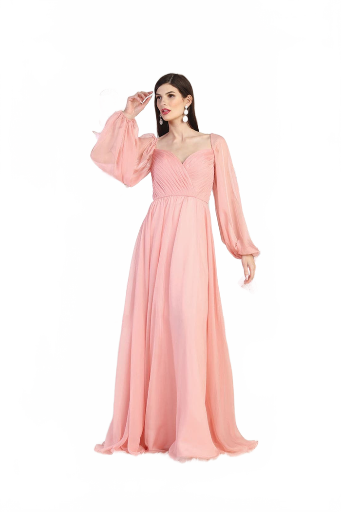 Chiffon Mother Of The Bride Gown MQ1990