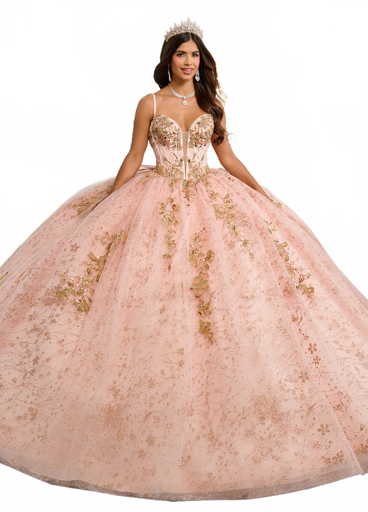 Rachel Allan RQ2221 Sleeveless Quinceanera Dress