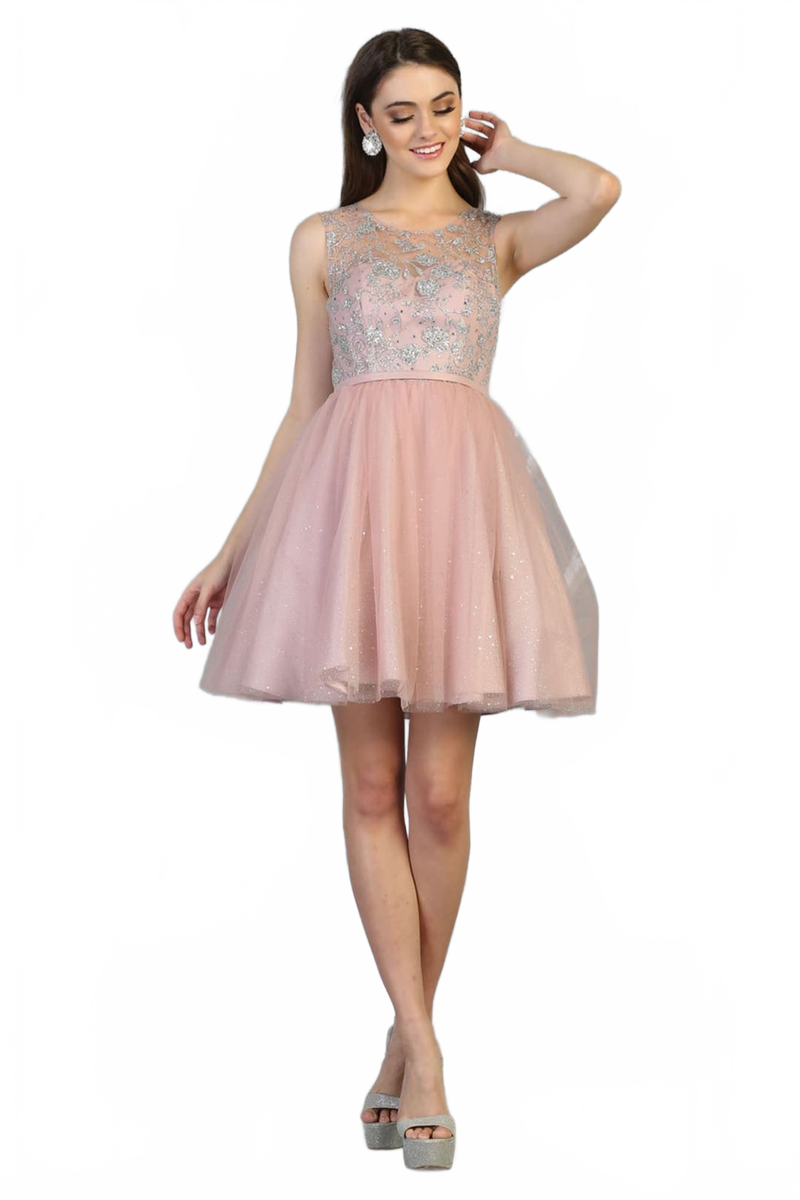 Dama Dresses for Quinceanera in Mauve Style  MQ1803 Quince Outfit