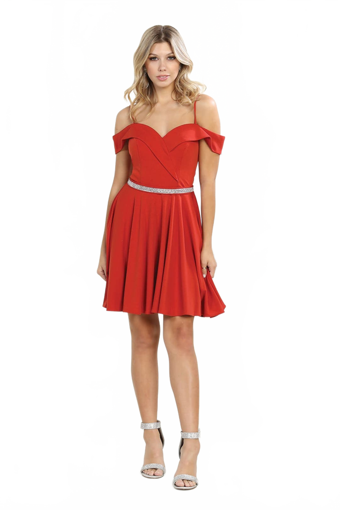 Dama Dresses for Quinceanera in Rust Style MQ1916 Quince Outfit