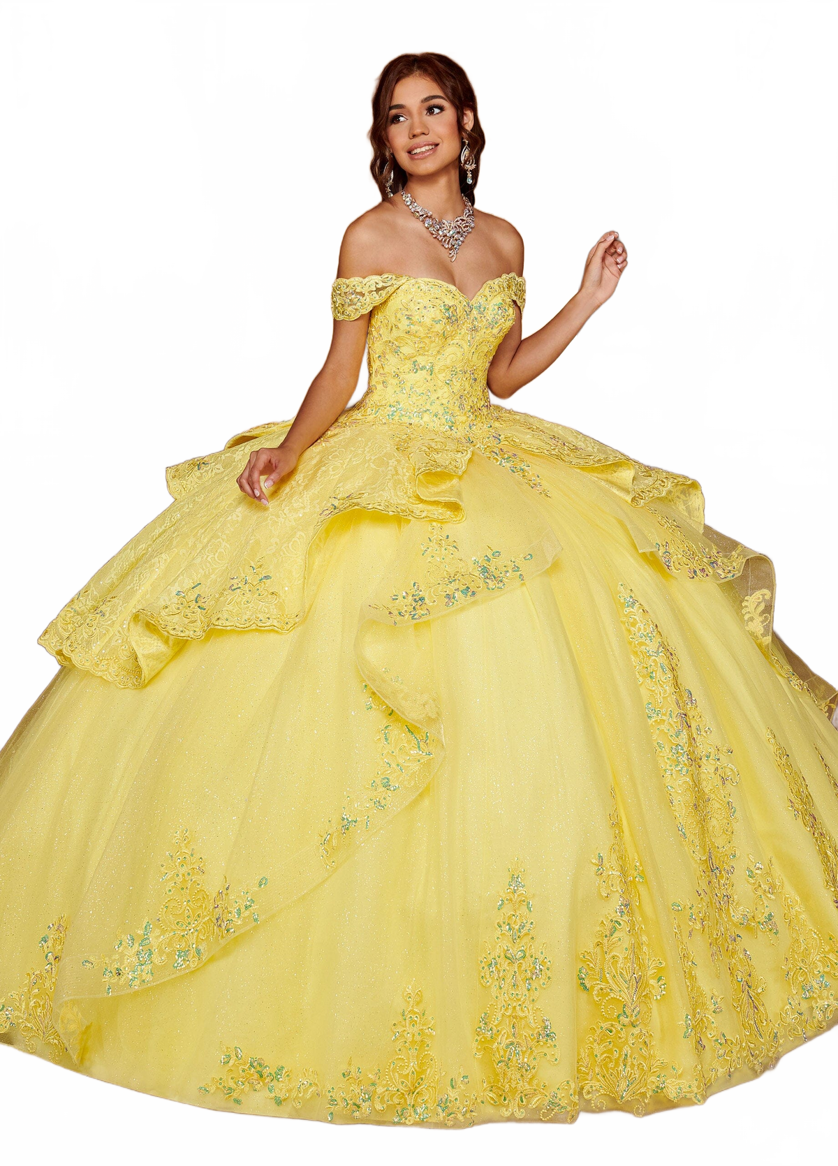 Rachel Allan RQ3105 Sweetheart Layered Quinceanera Dress