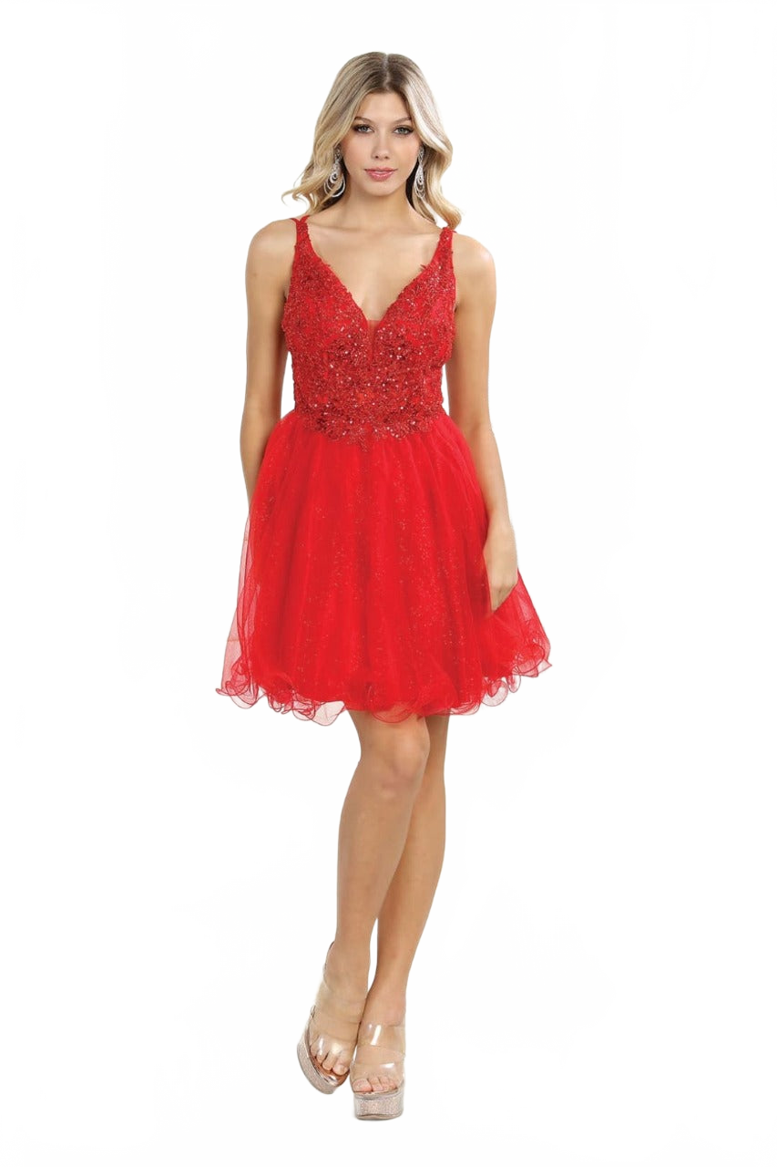 Dama Dresses for Quinceanera in Red Style MQ1913 Quince Outfit