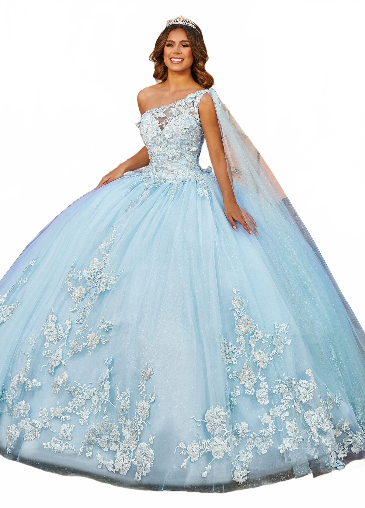 Mary's Bridal MQ2152 One Shoulder Quinceanera Dress