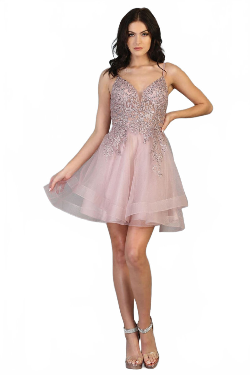 Dama Dresses for Quinceanera in Mauve Style MQ1816 Quince Outfit