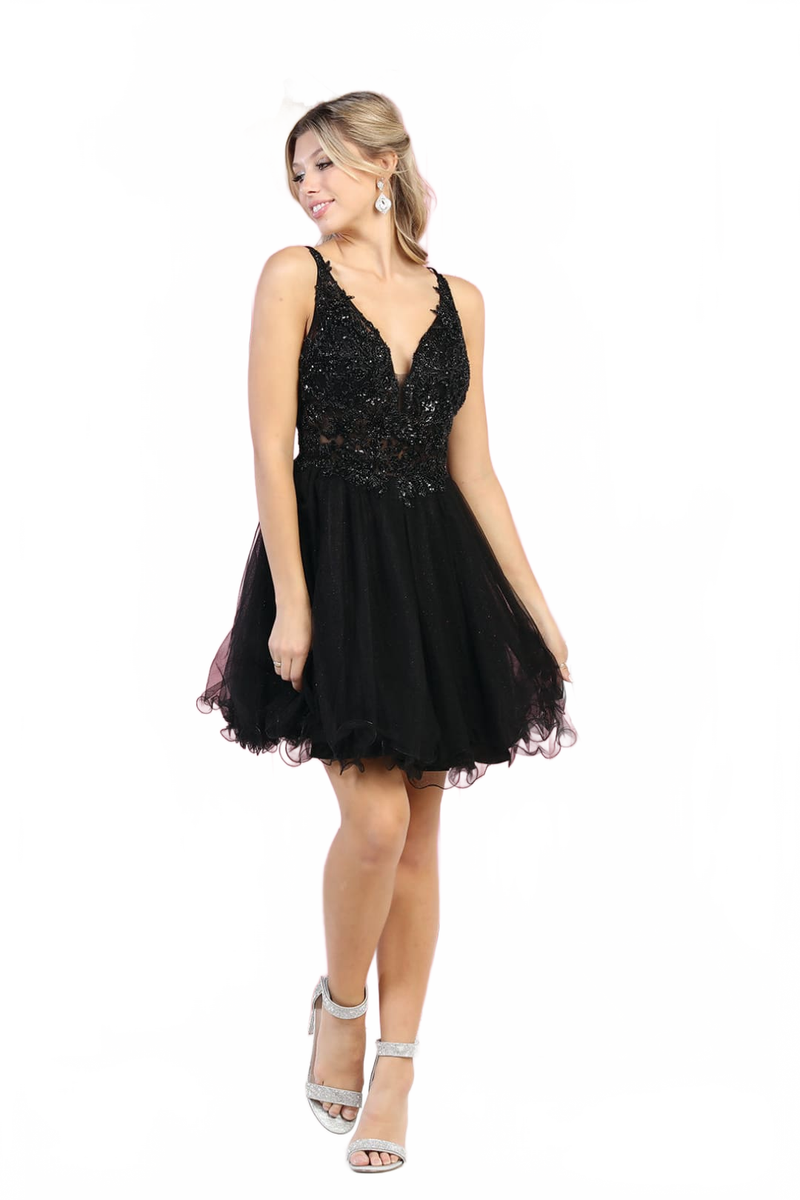Dama Dresses for Quinceanera in Black Style MQ1913 Quince Outfit