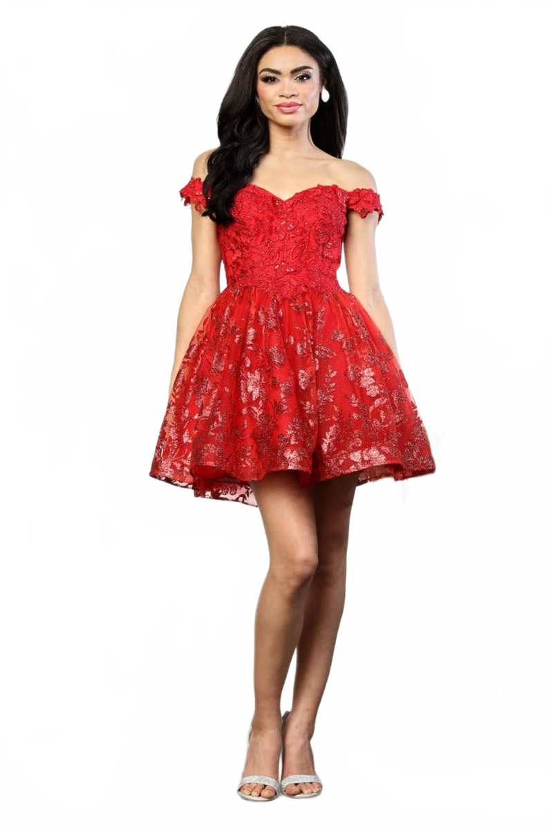 Dama Dresses for Quinceanera in Red Style MQ2012 Quince Outfit