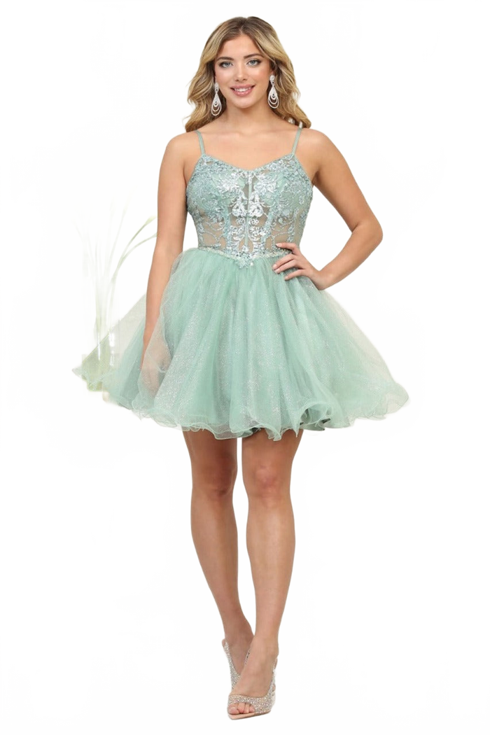 Dama Dresses for Quinceanera in Sage Style MQ2082 Quince Outfit
