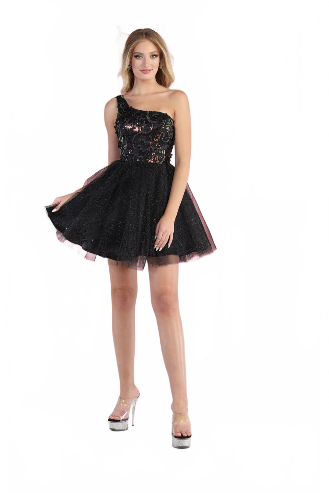 Dama Dresses for Quinceanera in Black Style MQ1937 Quince Outfit