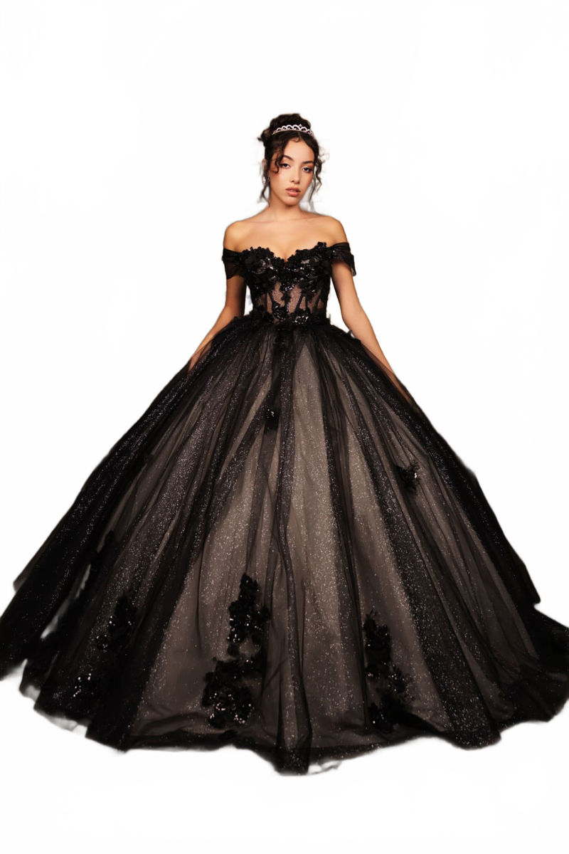 Sweet 16 Dress Off Shoulder Sequin Quince Ball Gown By Layla K LK244