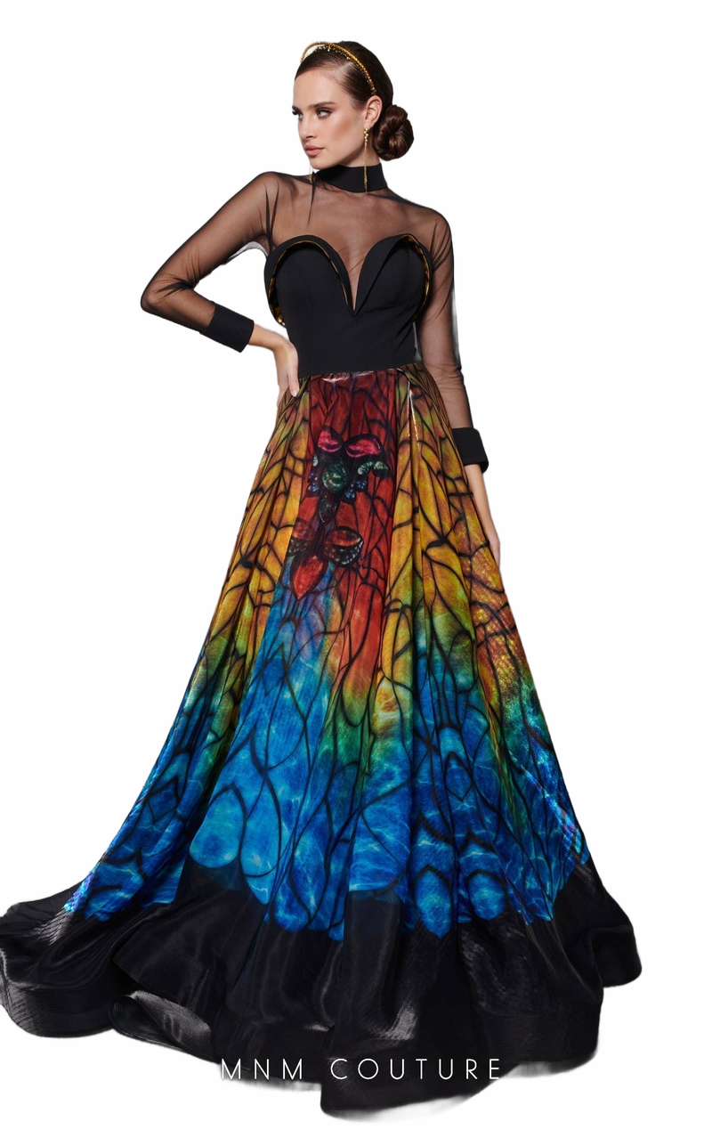 Fouad Sarkis F02825 Long Black Dress