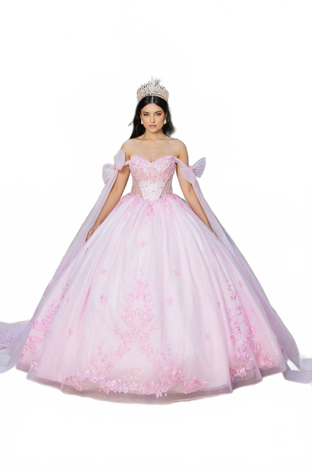 Pageant Dress Sweetheart Cape Sleeves Ball Gown By Layla K LK263