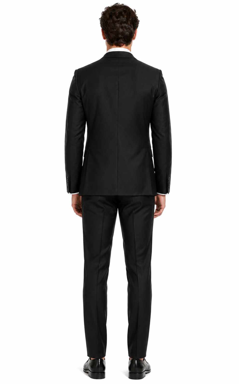 Oxford Black Sharkskin Slim Fit Suit