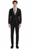 Oxford Black Sharkskin Slim Fit Suit