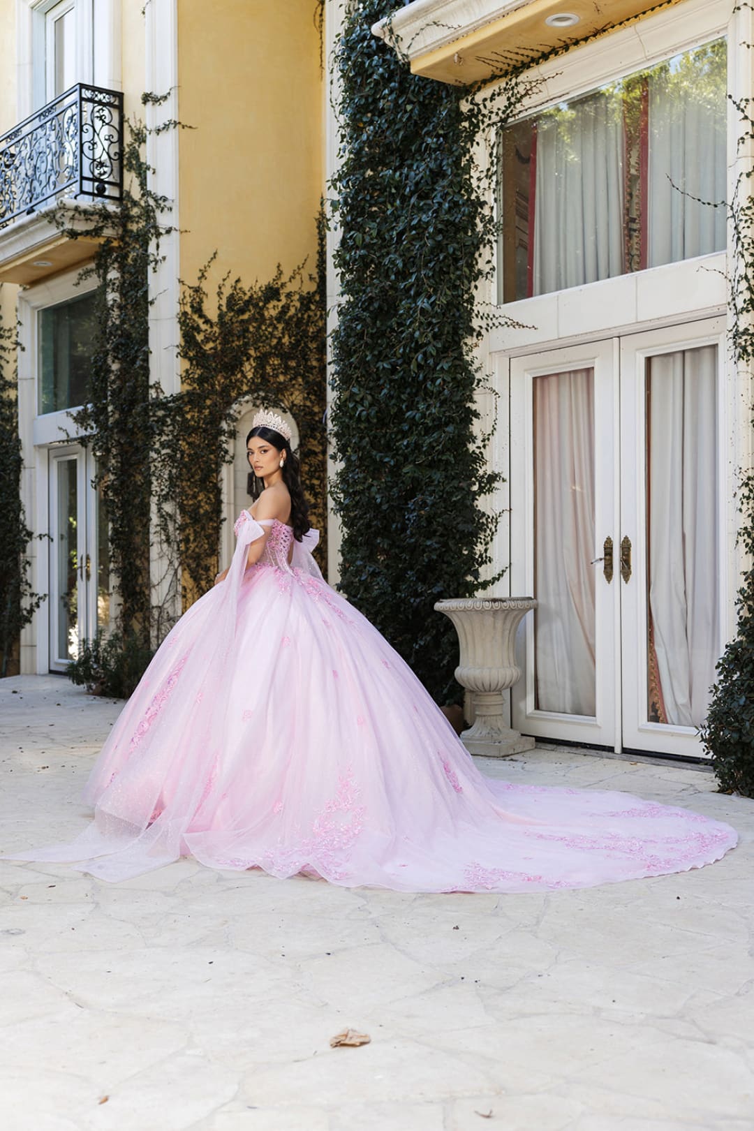 Pageant Dress Sweetheart Cape Sleeves Ball Gown By Layla K LK263