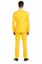 Paul Lorenzo Mens Yellow Slim Fit 2 Piece Suit