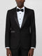 Black Peak Lapel Ticket Pocket Tuxedo