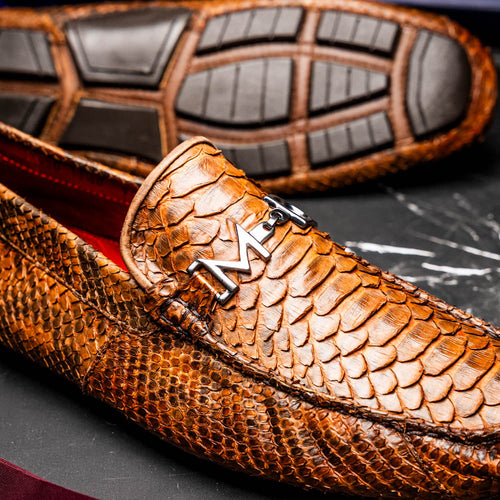 Marco_Di_Milano Pia Cognac Leather Luxury Shoe