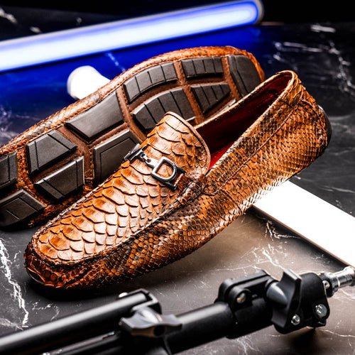 Marco_Di_Milano Pia Cognac Leather Luxury Shoe