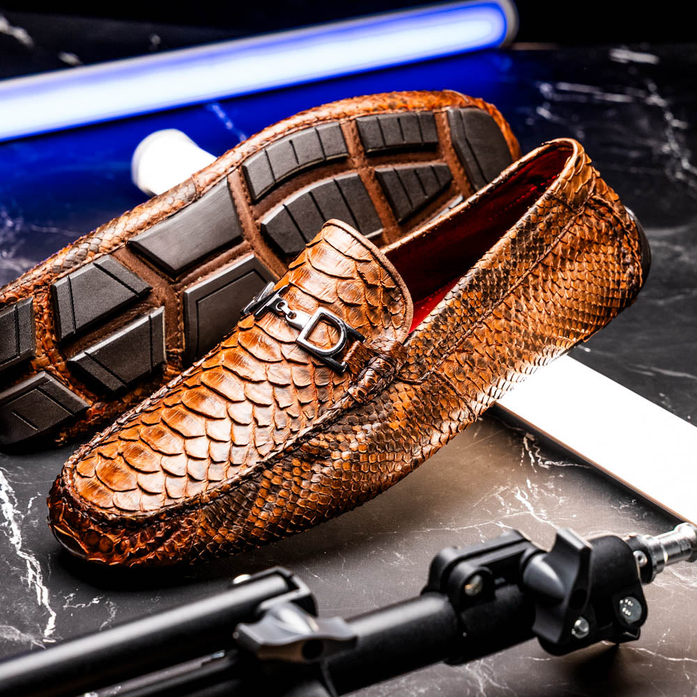 Marco_Di_Milano Pia Cognac Leather Luxury Shoe