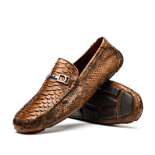 Marco_Di_Milano Pia Cognac Leather Luxury Shoe