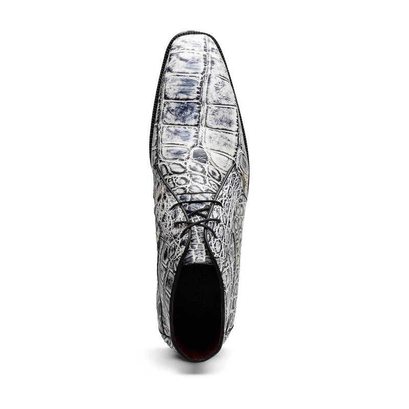 Marco Di Milano Pietro Alligator Newspaper Chukka Boots