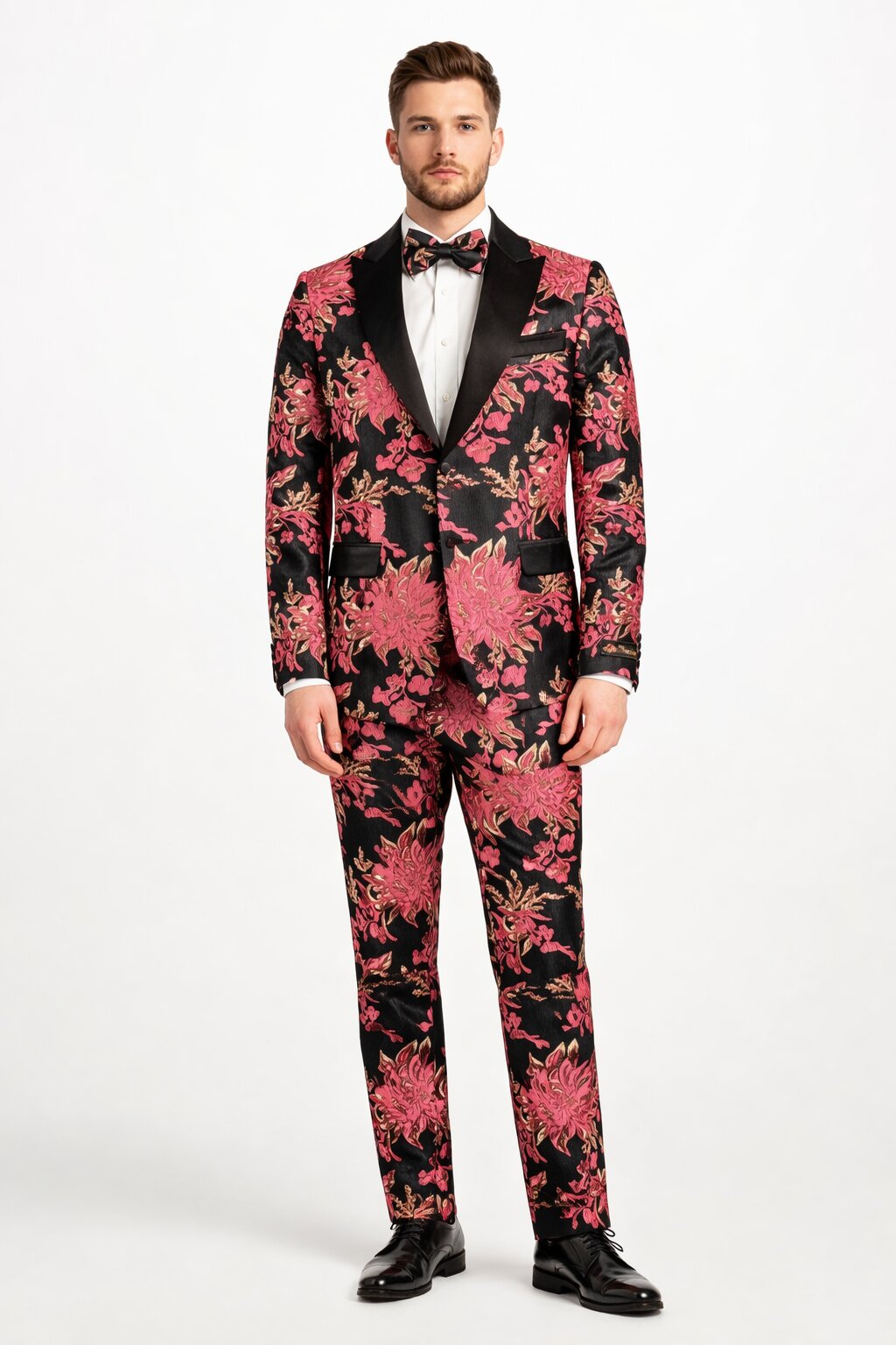 Floral Suit - Flower Suit - Pink