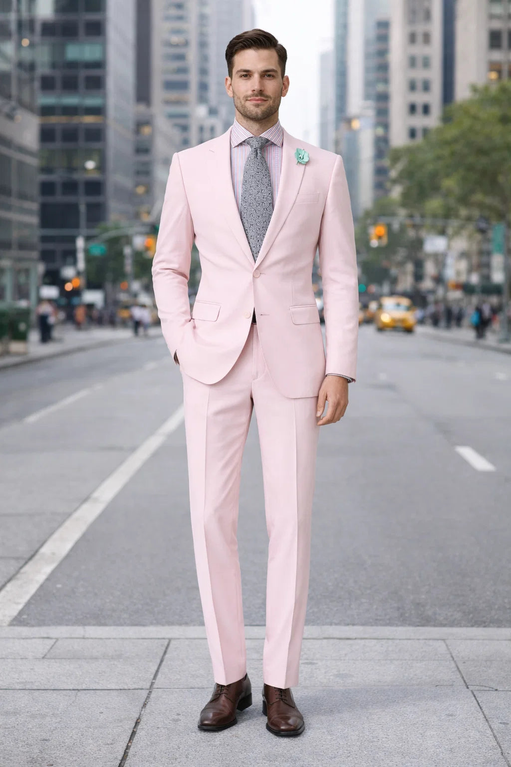 Pink Seersucker Suit