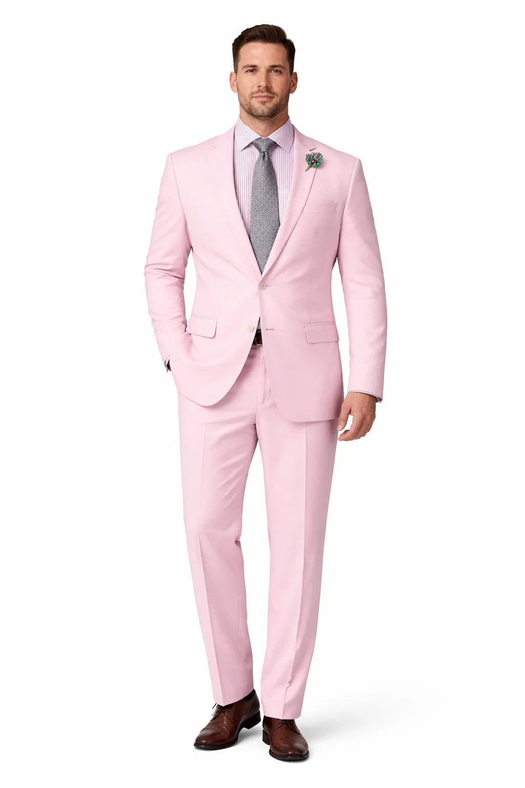 Pink Seersucker Suit