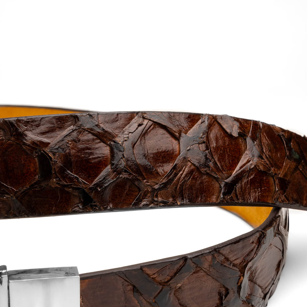 Marco Di Milano Olivieri Belt - Brown Leather Loafer