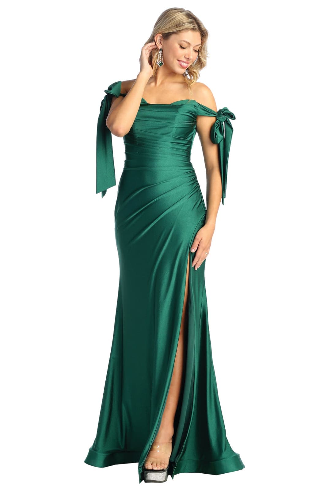 Plus Size Dress Long Simple Stretchy Evening Gown