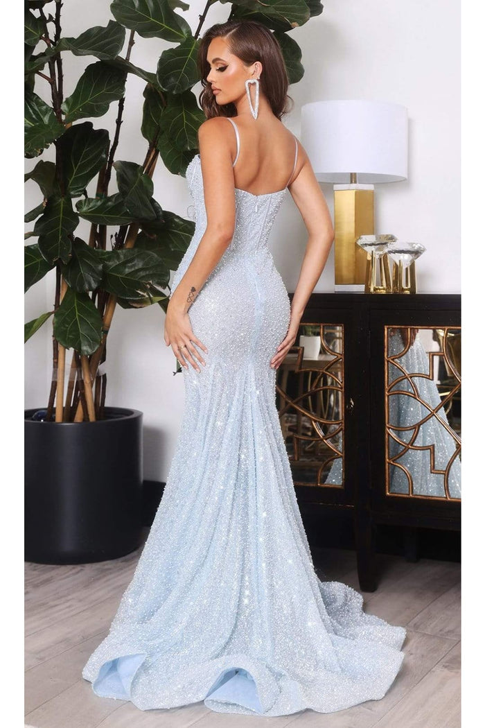 Portia and Scarlett PS22036 -long- Corset Style Sequin Gown