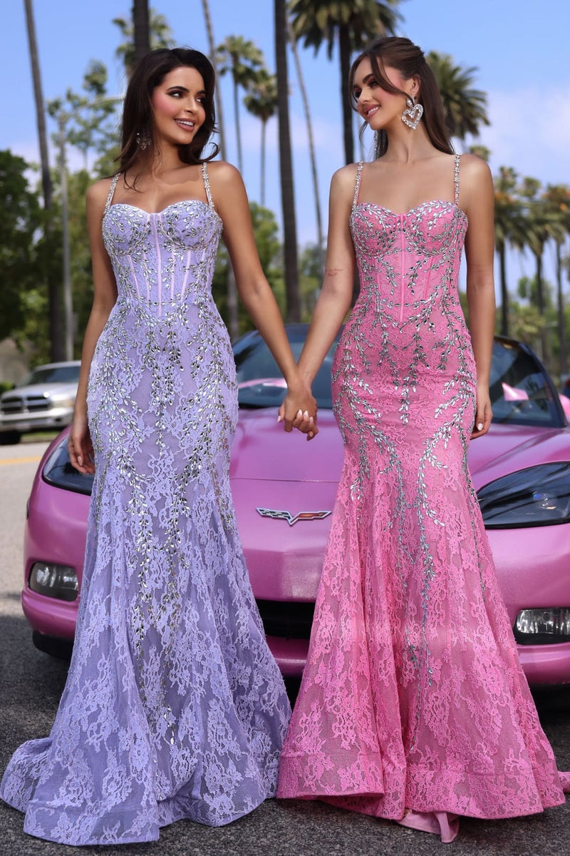 Portia and Scarlett PS25150 Embroidered Mermaid Prom Dress | Long Special Occasions Gown