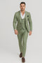 Men Sage Light Green Suit