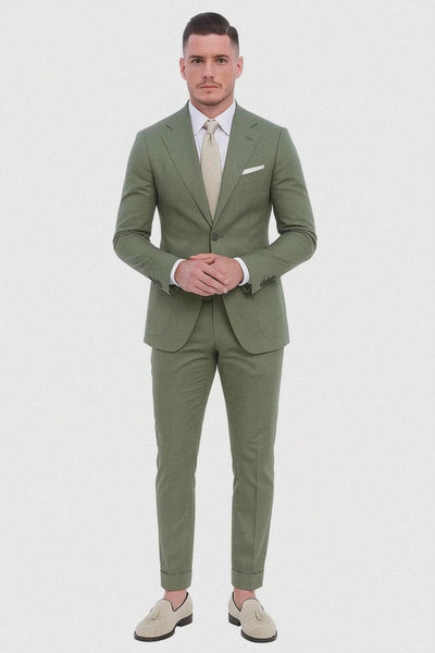Men’s Sage Green Groomsmen Suit
