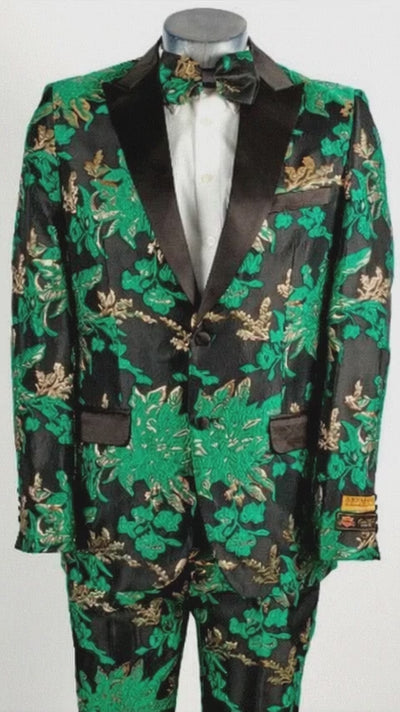 Mens Light Green Suit - Neon Green Suit