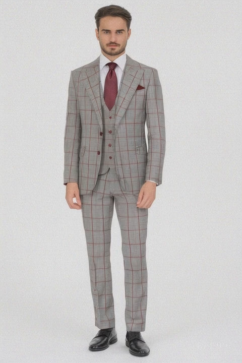 Rossi Man RM1854 Tom – Men's Slim Fit Suit for Men