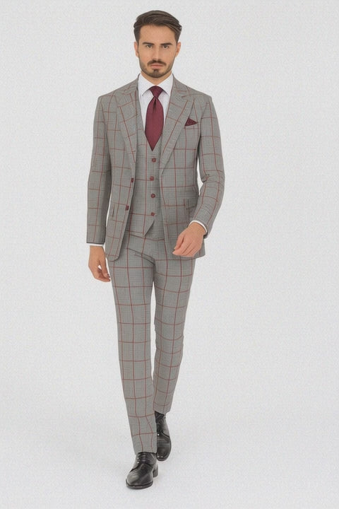 Rossi Man RM1854 Tom – Men's Slim Fit Suit for Men