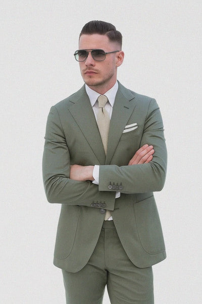 Men’s Sage Green Groomsmen Suit