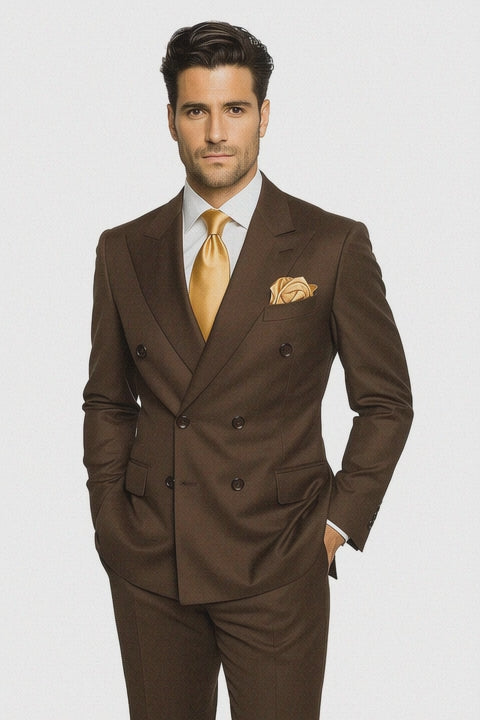 Classic Fit in Brown Color by Rossiman