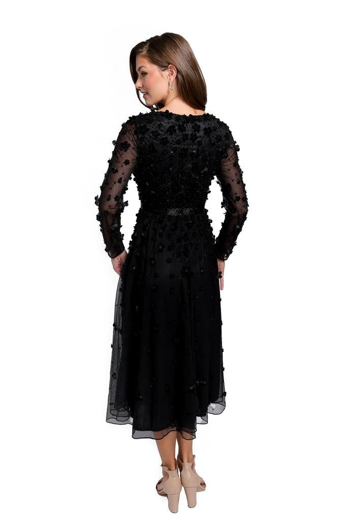 Primavera Couture 11072 - Beaded Long-Sleeve Homecoming Dress