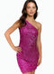 Primavera Couture 3830 - Sequin One-Shoulder Homecoming Dress