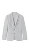 Slim Fit Bi-Stretch Suit Jacket - Light Grey