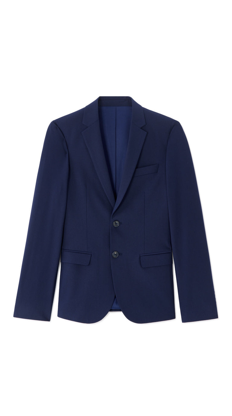 Slim Bi-Stretch Suit Jacket - Blue