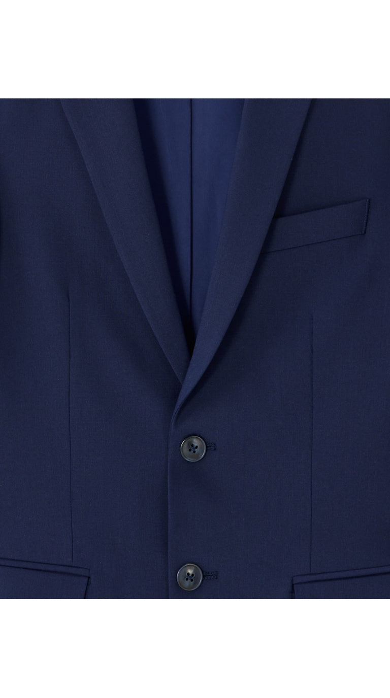 Slim Bi-Stretch Suit Jacket - Blue